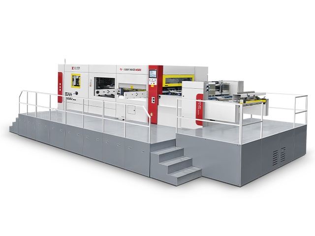 Century machine MWZ1450G Automatic Die Cutting Machine with stripping section | High Speed Flatbed Die Cutter for Corrugated Board