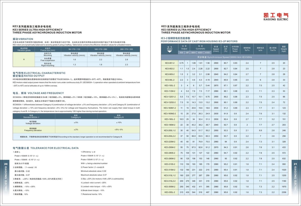 KE3 SERIES ULTRA HIGH EFFICIENCY MOTOR