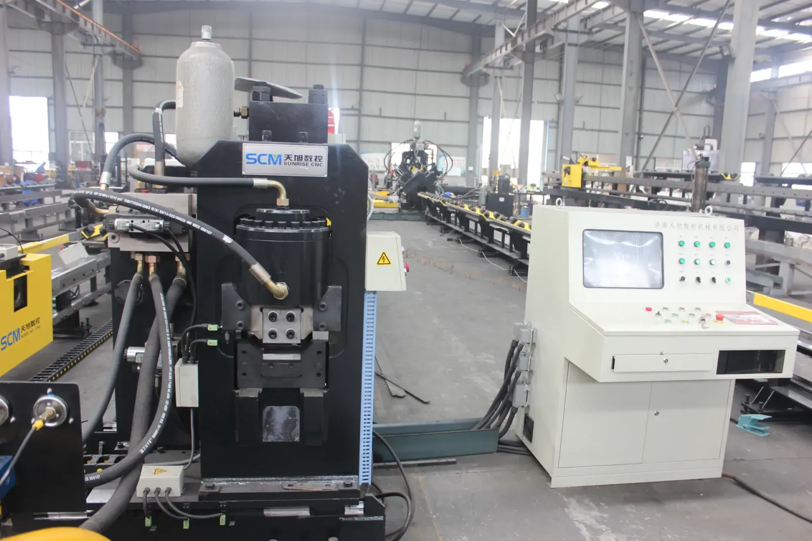 TPL8004 CNC Hydraulic Flat Bar Punching, Marking & Shearing Machine 