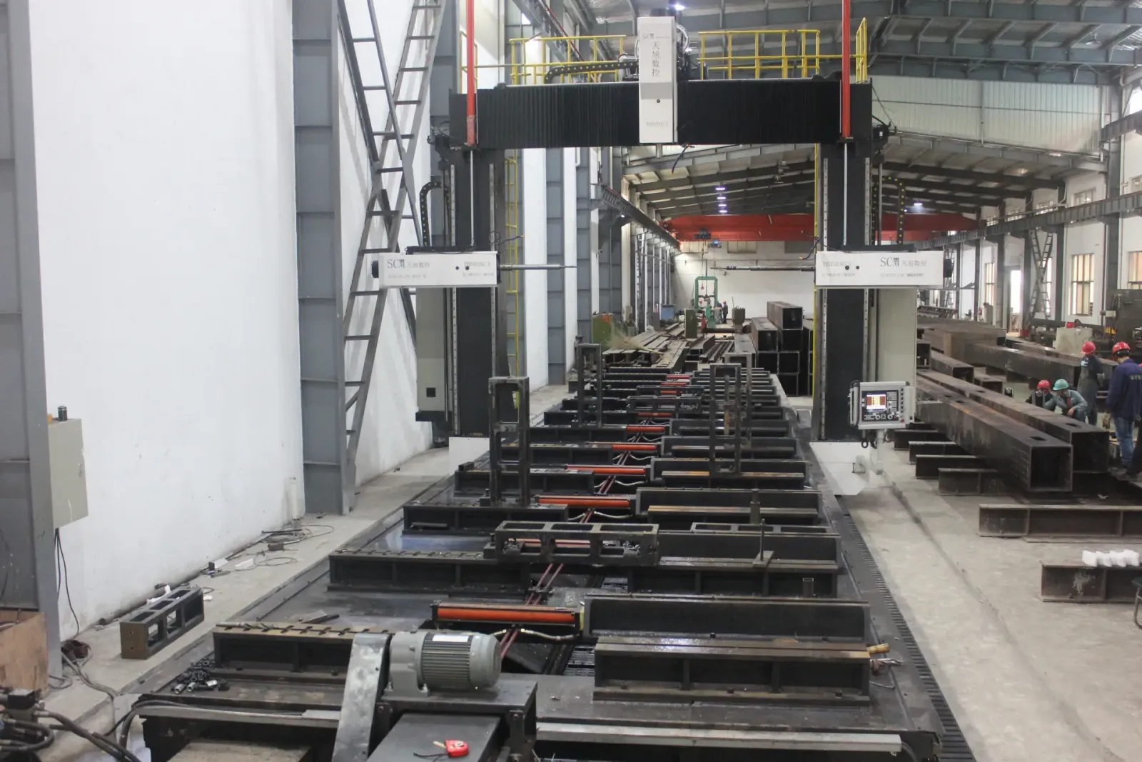 TBD Series  Gantry Movable CNC Beams Drilling Line