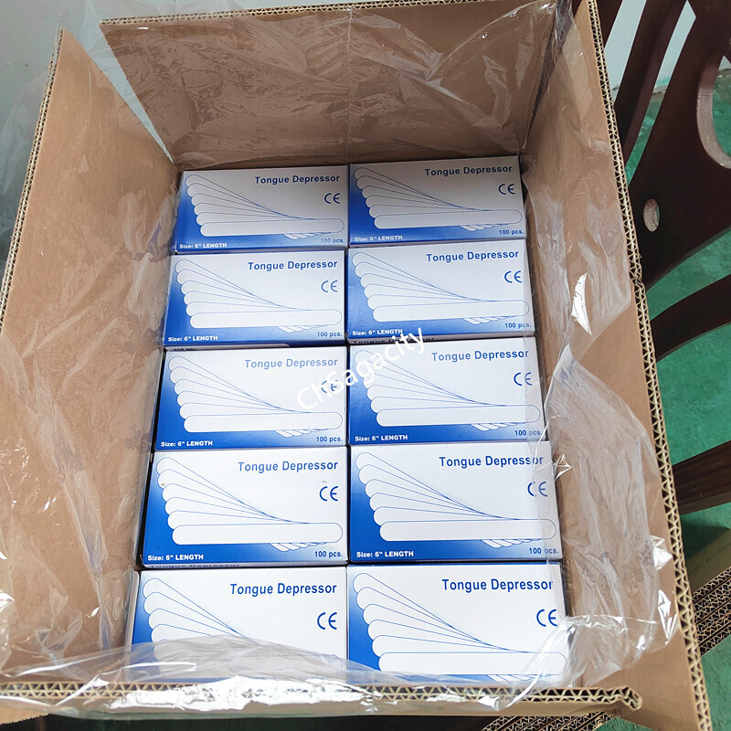 150mm wooden waxing  beauty body spatula