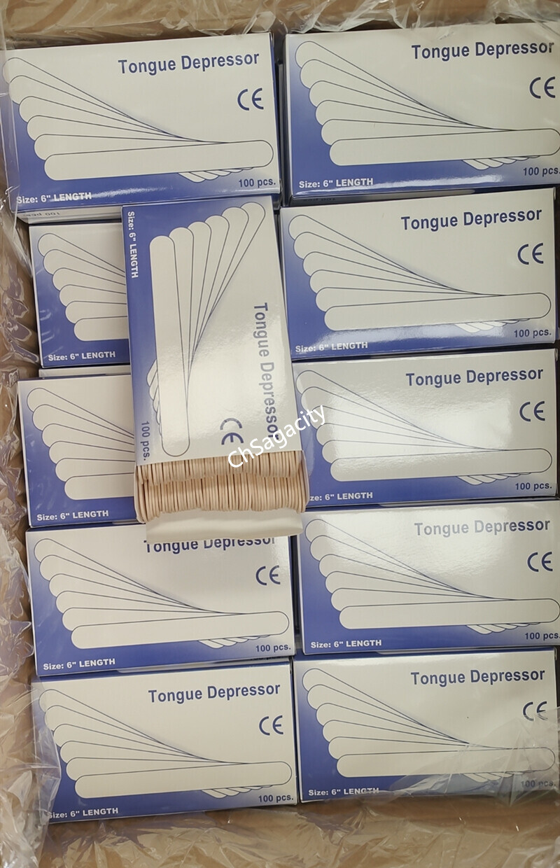 150mm wooden waxing  beauty body spatula