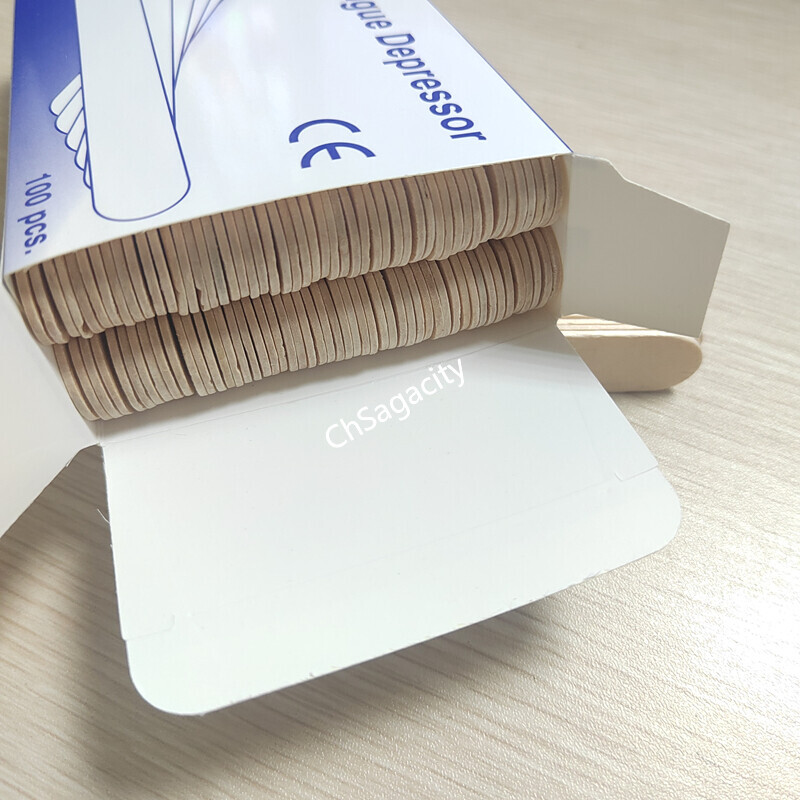 150mm wooden waxing  beauty body spatula