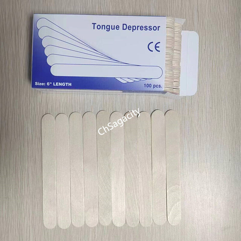 150mm wooden waxing  beauty body spatula