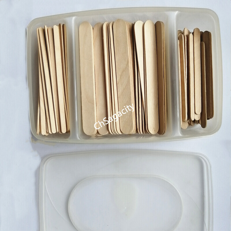 140mm wooden eyebrow spatula