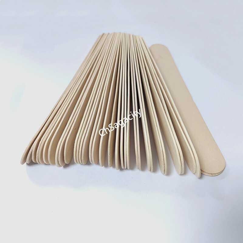 200mm big wooden waxing  beauty body spatula