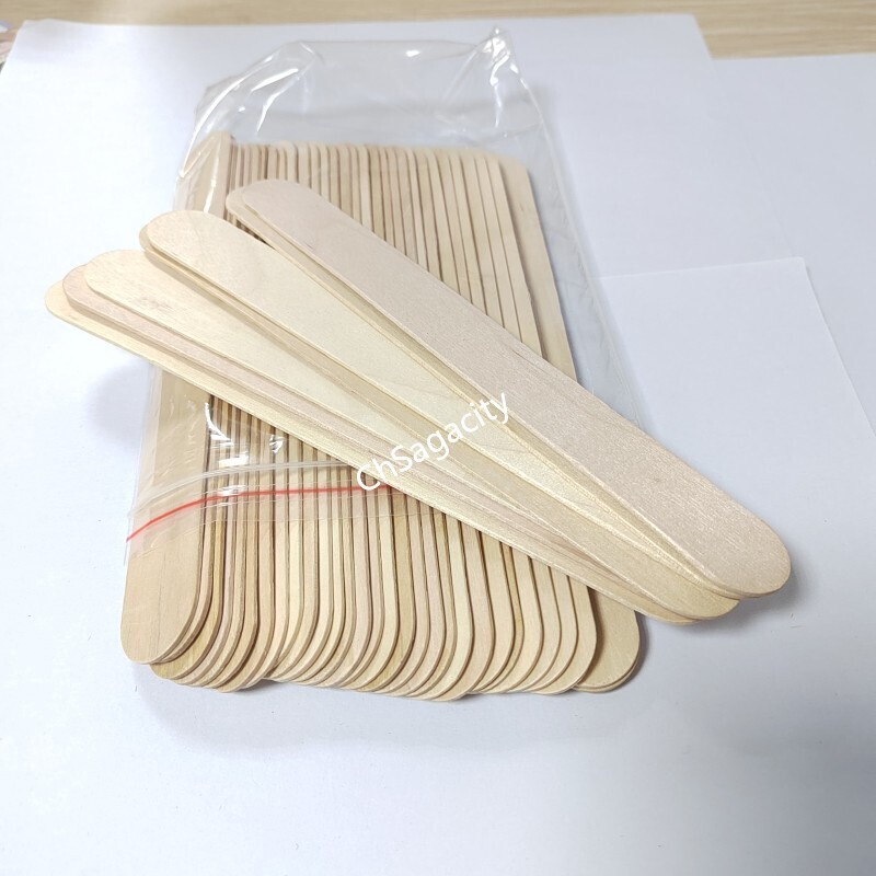 200mm big wooden waxing  beauty body spatula