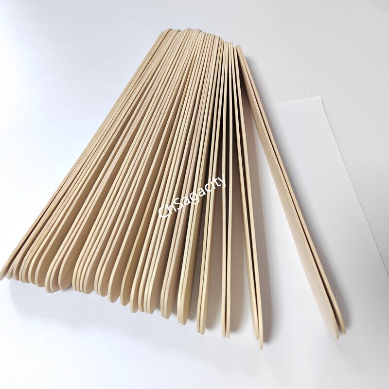 200mm big wooden waxing  beauty body spatula
