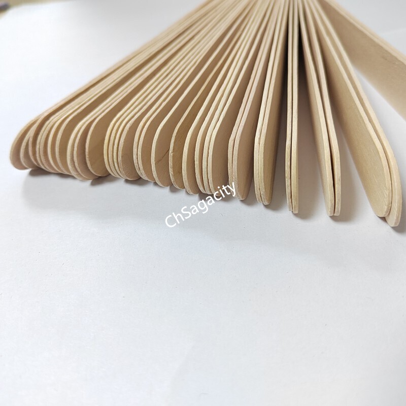 200mm big wooden waxing  beauty body spatula