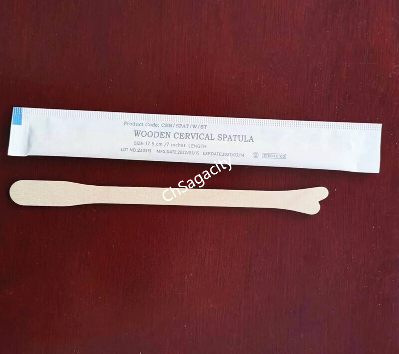 178mm wooden disposable cervical scraper