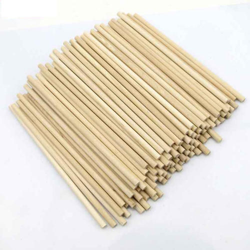 wood & bamboo round stick