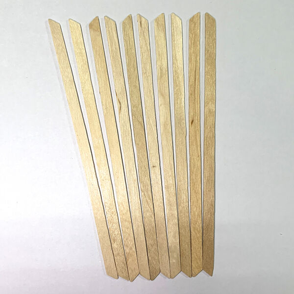125mm wood eyebrow spatula