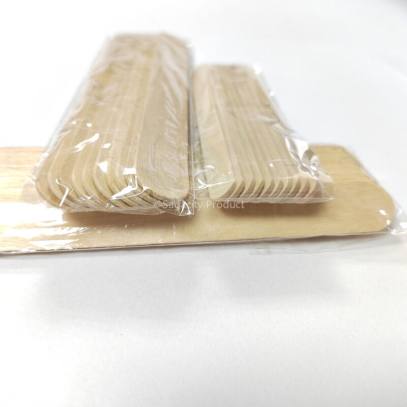 150mm wooden waxing  beauty body spatula