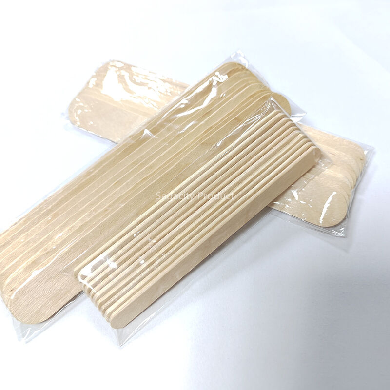 150mm wood waxing spatula 10pcs bag