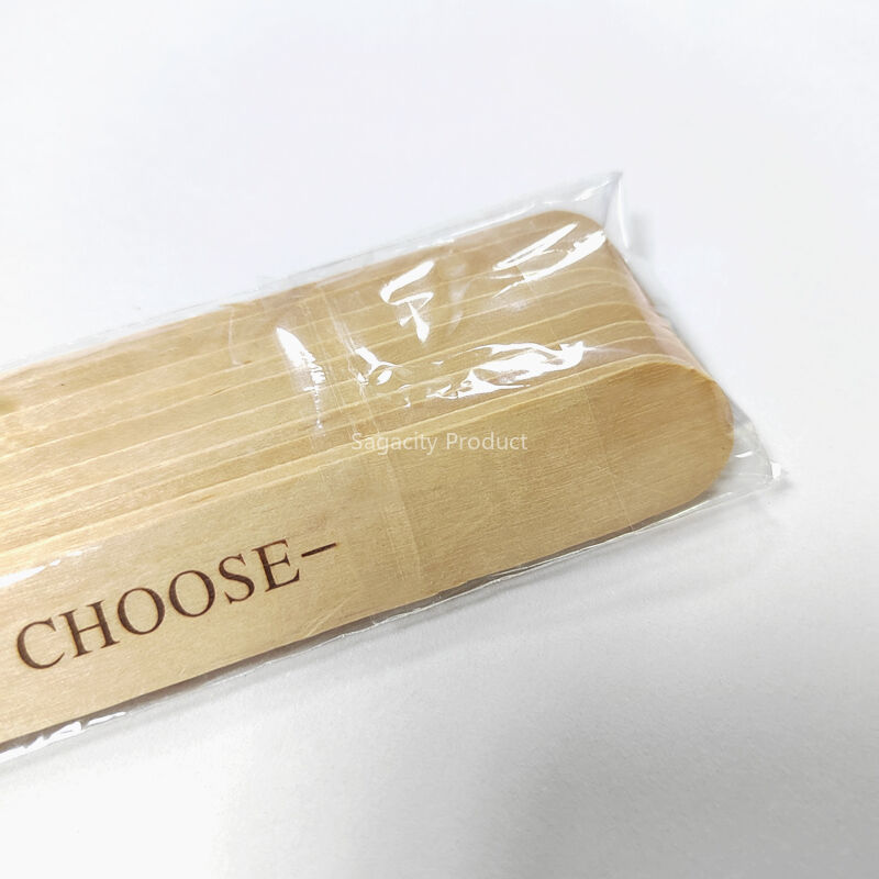 150mm wood waxing spatula 10pcs bag