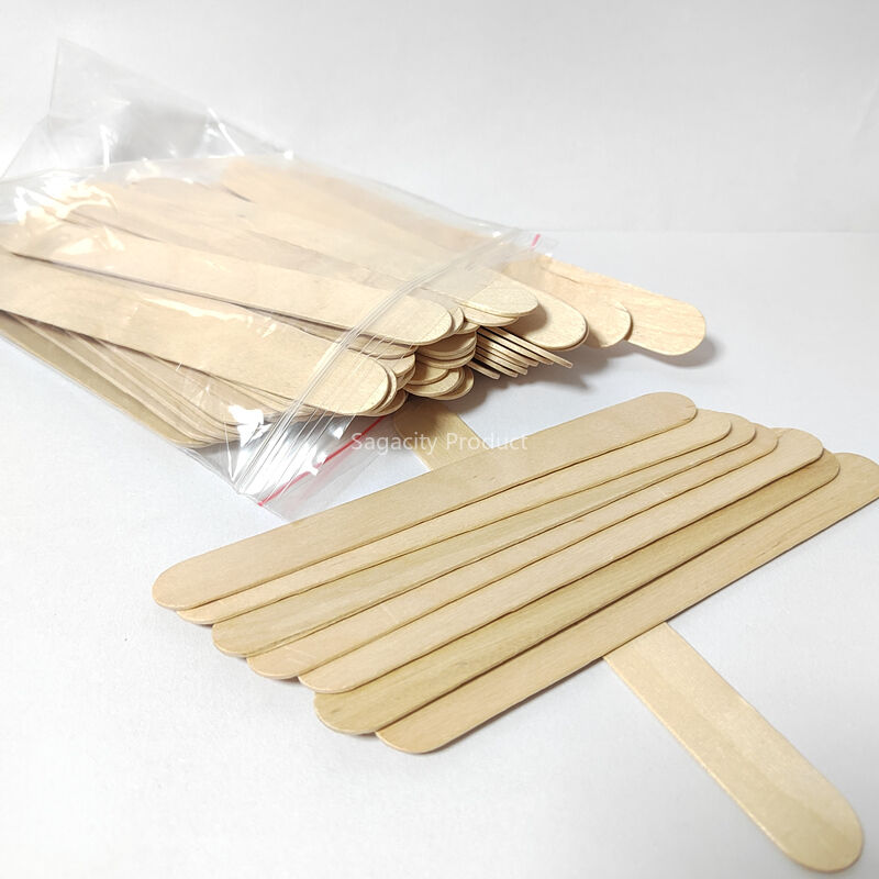 150mm wooden waxing  beauty body spatula
