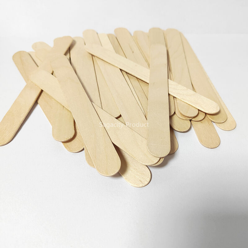 150mm wooden waxing  beauty body spatula