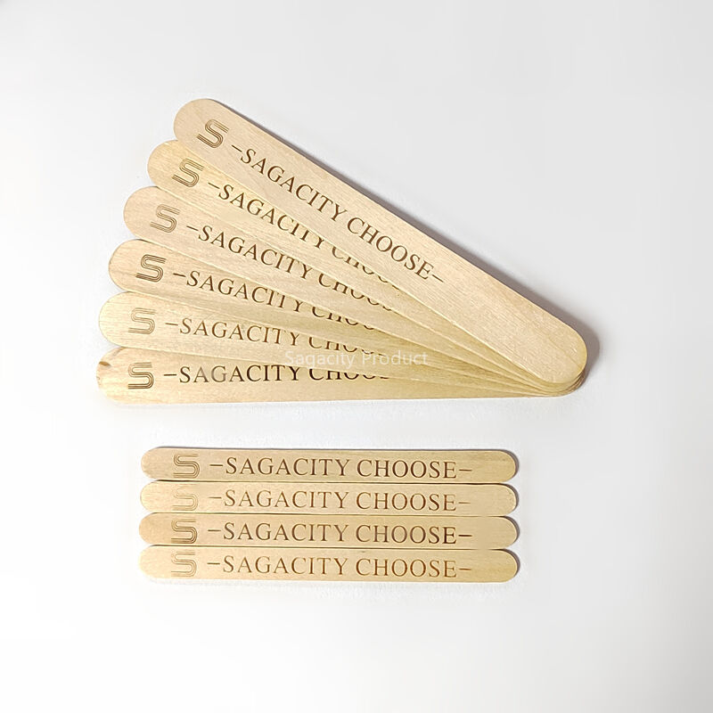 150mm wooden waxing  beauty body spatula