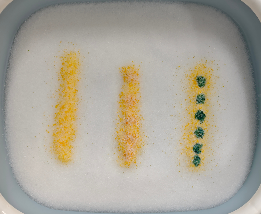 Occult blood detection cat litter