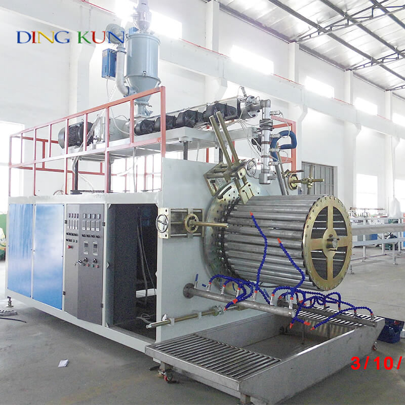 HDPE Large Diameter Hollow Wall Winding Pipe Machine