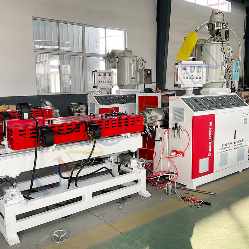 PVC PP PE Single Wall Corrugated Pipe Machine