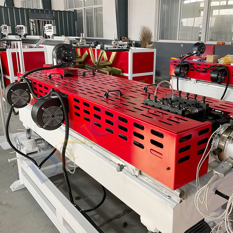 PVC PP PE Single Wall Corrugated Pipe Machine