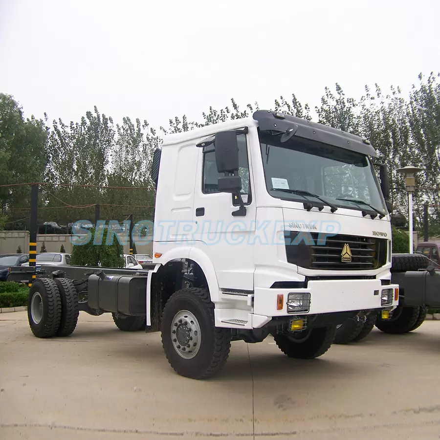 HOWO 4x4 cargo truck chassis