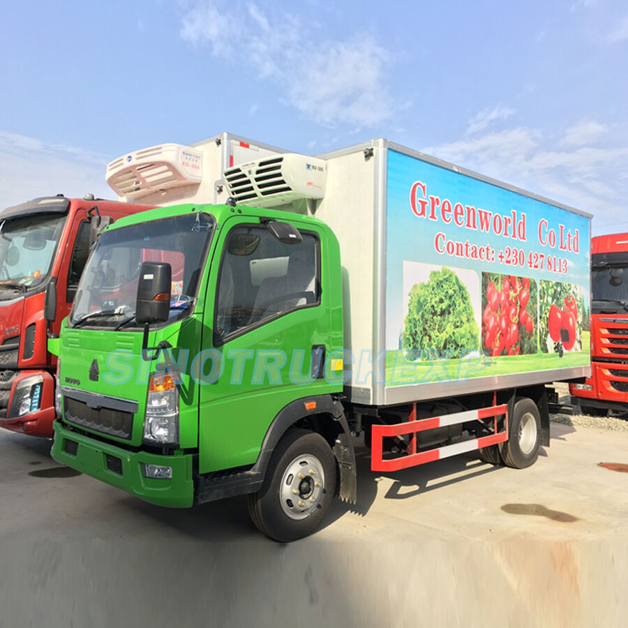 5ton Thermo King turkey HOWO refrigerated van and truck