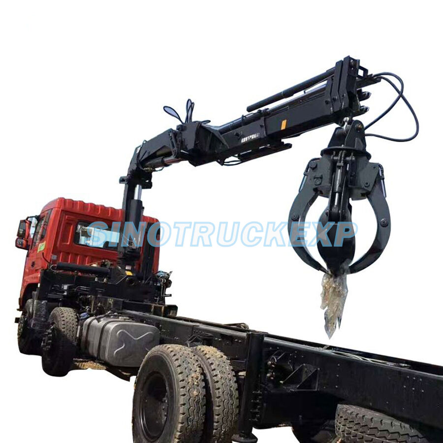 Forestry Hydraulic Log Truck with Crane Hydraulic Arm for Furniture for Sale