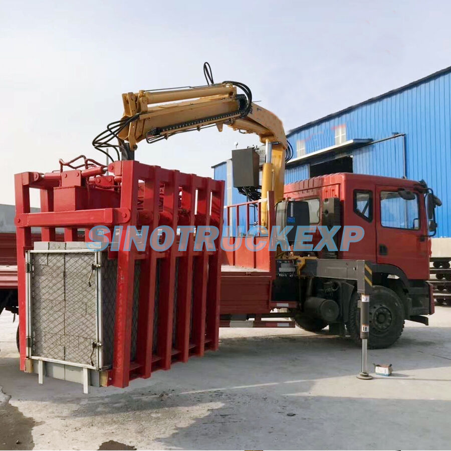 Hydraulic Boom Block Lifting Crane for Bricks