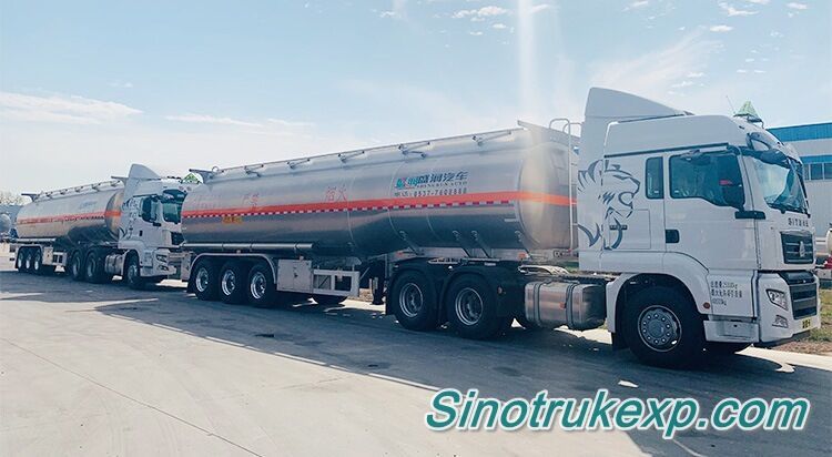 3 Axles Aluminium Fuel Tank Semi Trailer 48m³_0.jp