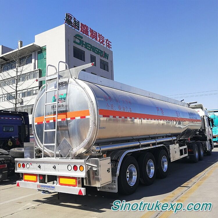 3 Axles Aluminium Fuel Tank Semi Trailer 48m³_3.jp