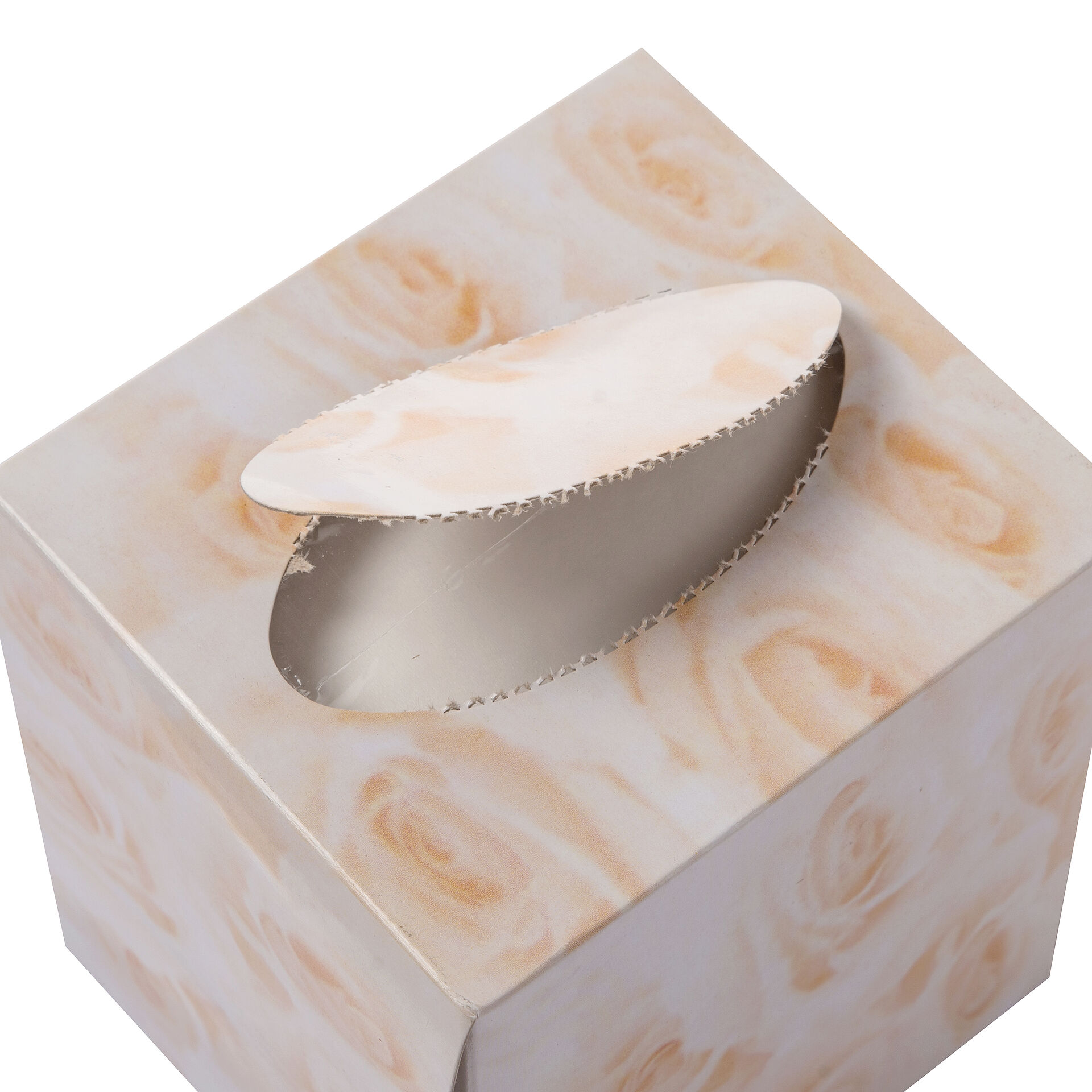 Cube box facial tissue