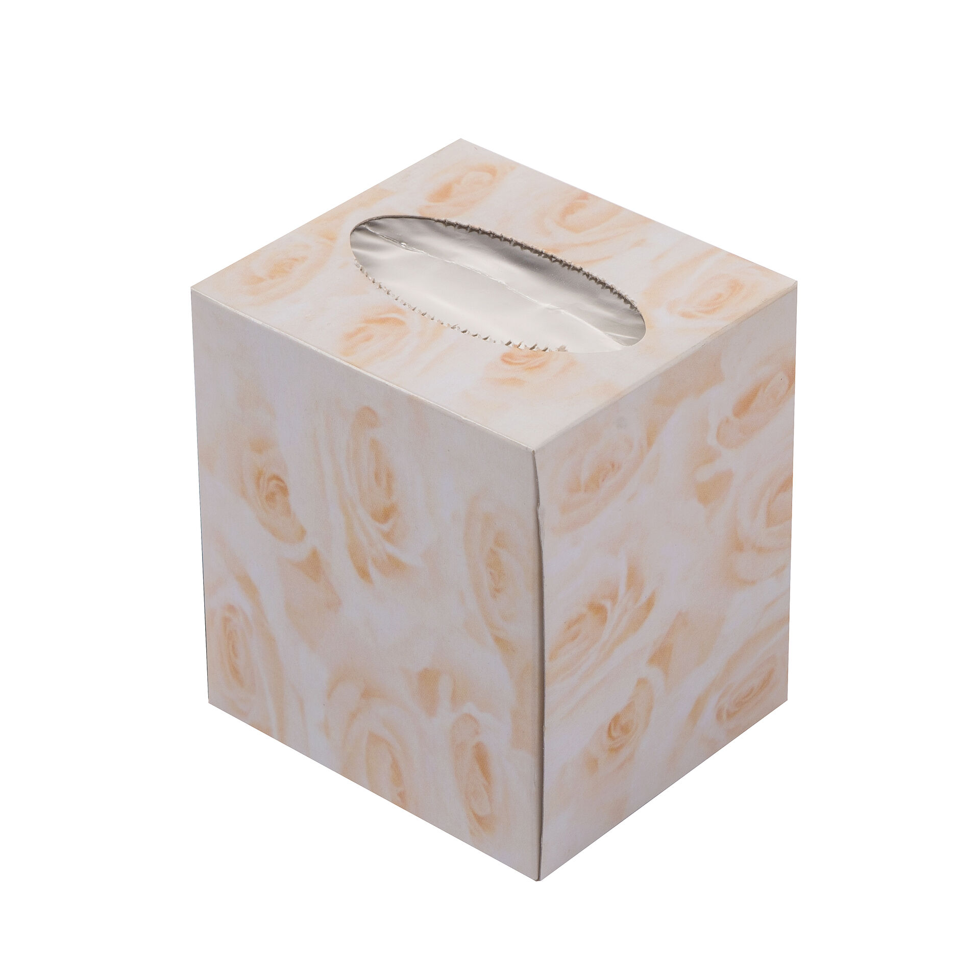Cube box facial tissue
