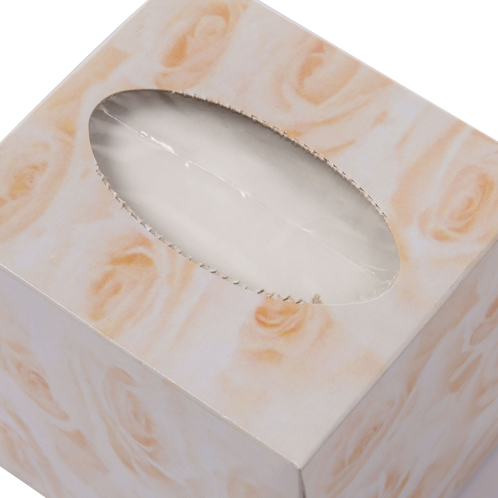 Cube box facial tissue