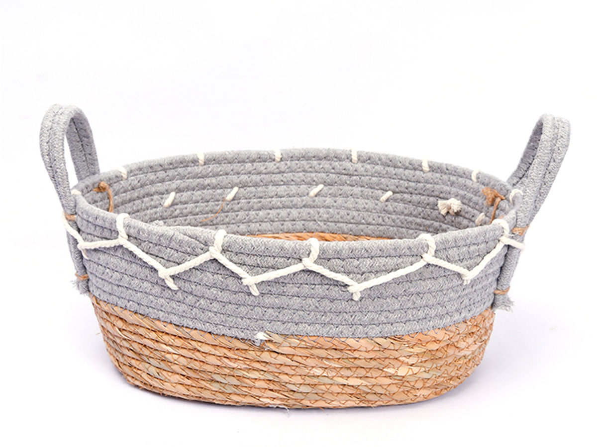 Home Decor Fashion Amazon Hot Sale Customize Wholesale Easy Carry Cotton Rope basket