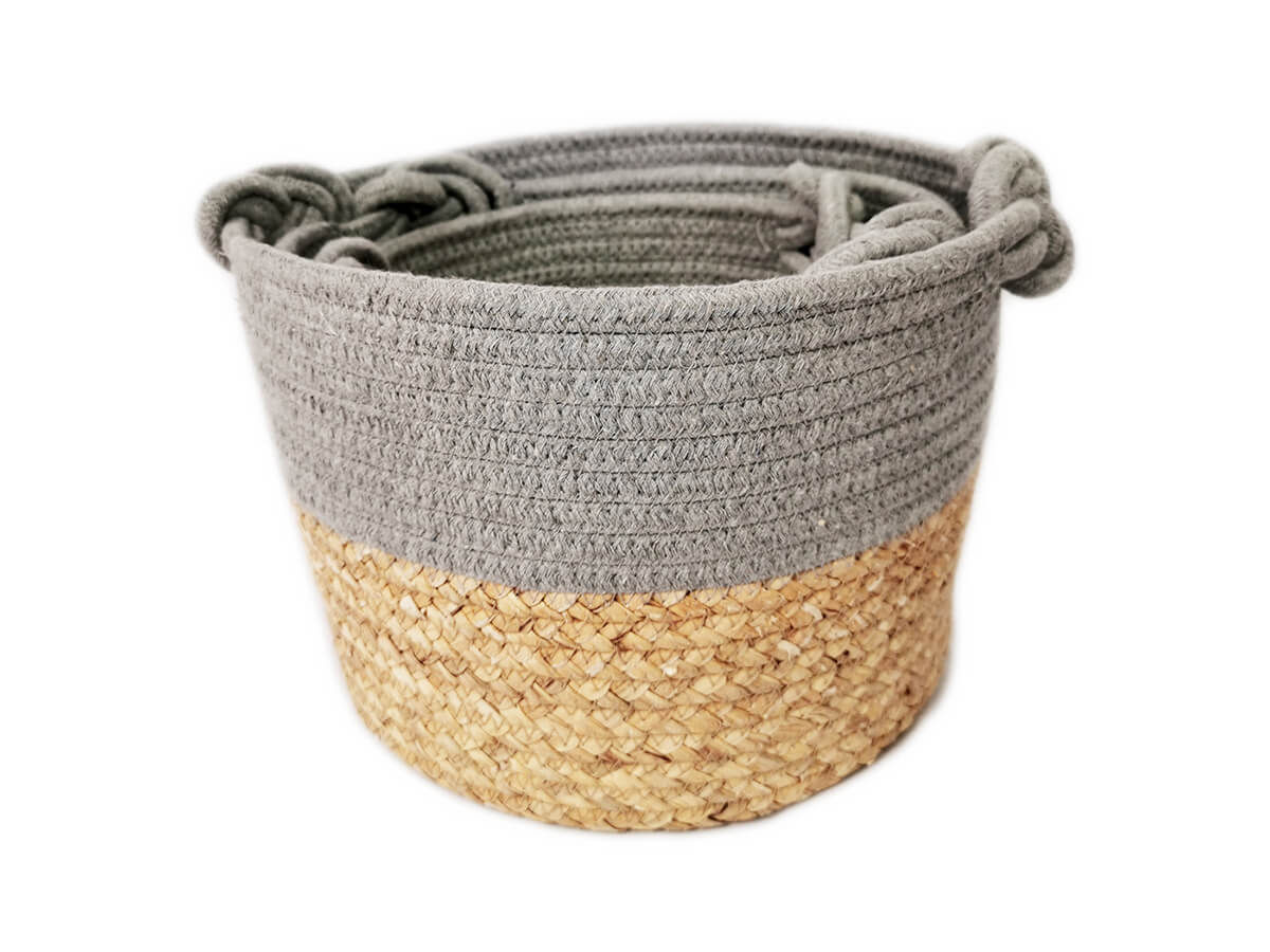 Home Decor Fashion Amazon Hot Sale Customize Wholesale Easy Carry Cotton Rope basket Home Decor Fashion Amazon Hot Sale Customize Wholesale Easy Carry Cotton Rope basket