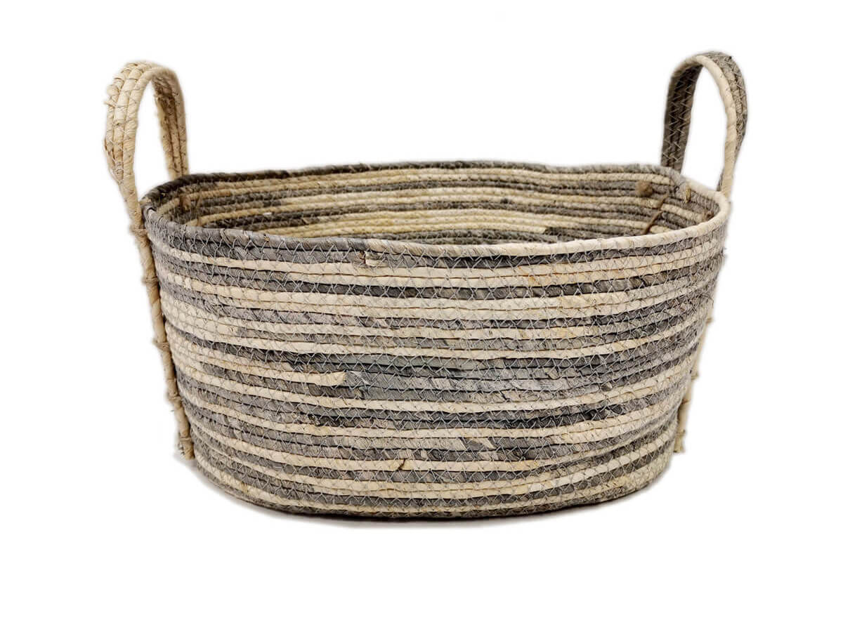 Handmade Natural Woven Grass Basket Home Styles For Storage Washing Clothes Laundry maize Basket