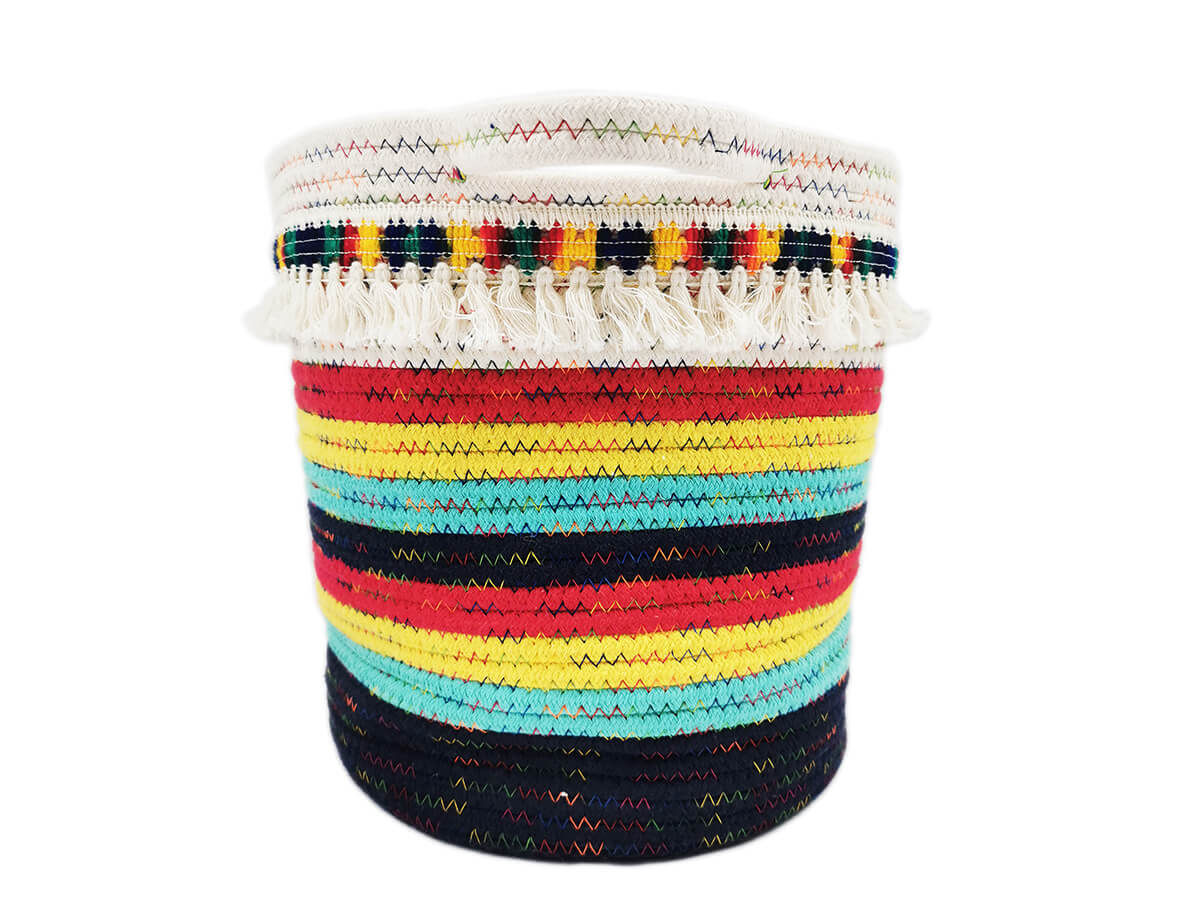 Home Decor Fashion Amazon Hot Sale Customize Wholesale Easy Carry Cotton storage basket Home Decor Fashion Amazon Hot Sale Customize Wholesale Easy Carry Cotton storage basket
