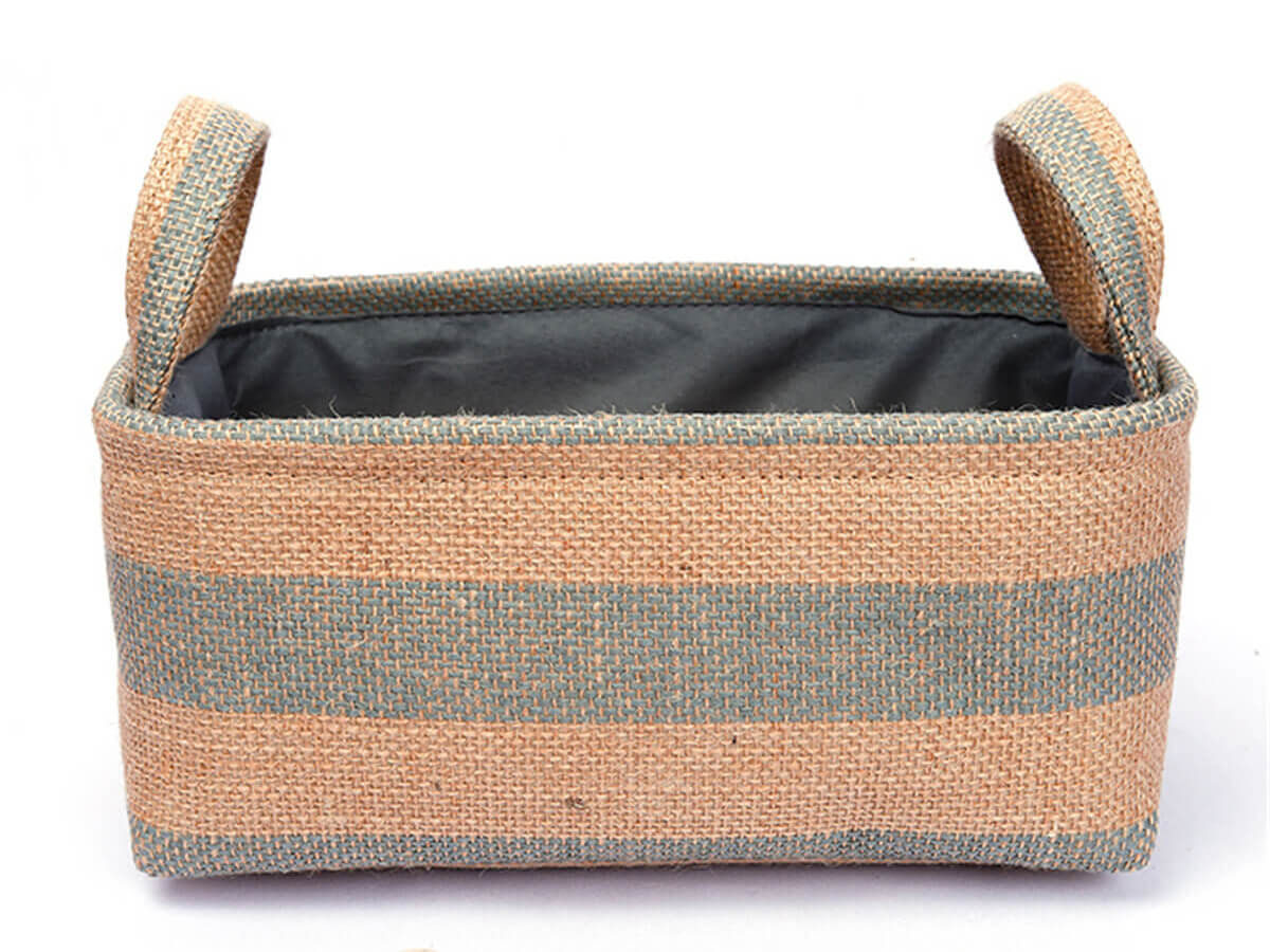 Amazon Hot Sale Customize Wholesale Home Decor Fashion Foldable Easy Carry Canvas Storage Basket Amazon Hot Sale Customize Wholesale Home Decor Fashion Foldable Easy Carry Canvas Storage Basket