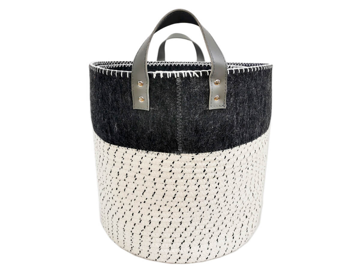 New Style Collapsible Large Size Cotton Rope Woven Laundry Storage Basket Organizer New Style Collapsible Large Size Cotton Rope Woven Laundry Storage Basket Organizer