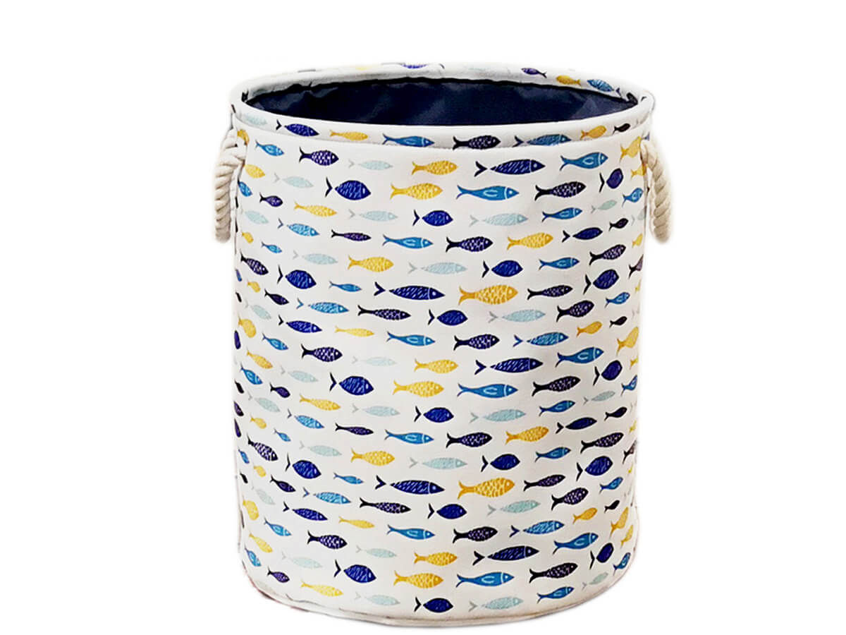 Amazon Hot Sale Customize Wholesale Foldable Canvas Laundry Basket Large Laundry New Design Storage Baskets Hamper