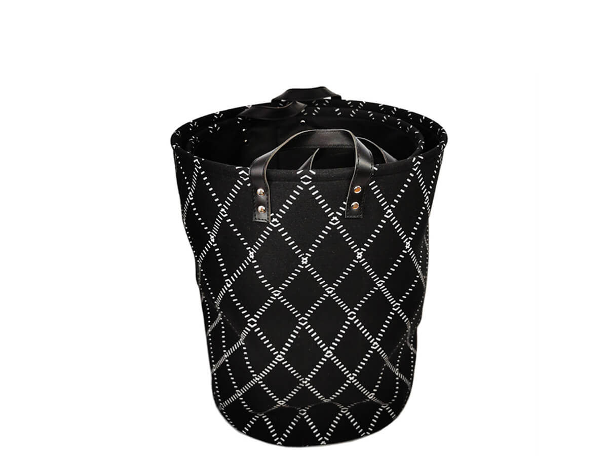Amazon Hot Sale Customize Wholesale Foldable Canvas Laundry Basket Large Laundry New Design Storage Baskets Hamper