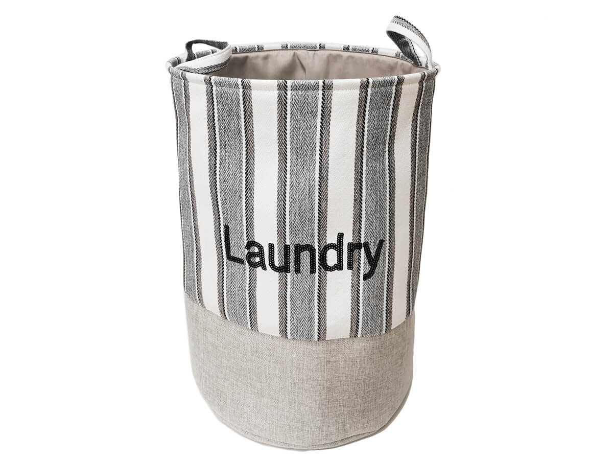 Amazon Hot Sale Customize Wholesale Foldable Canvas Laundry Basket Large Laundry New Design Storage Baskets Hamper