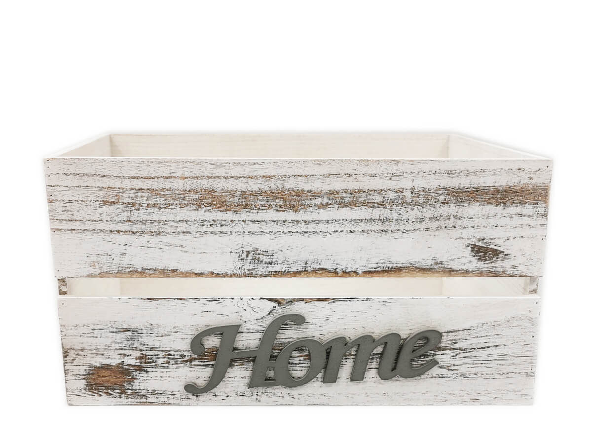 Eco-Friendly Unfinished Nautical Wooden Box Print Letters Rectangle Paulownia Wooden Box For Storage