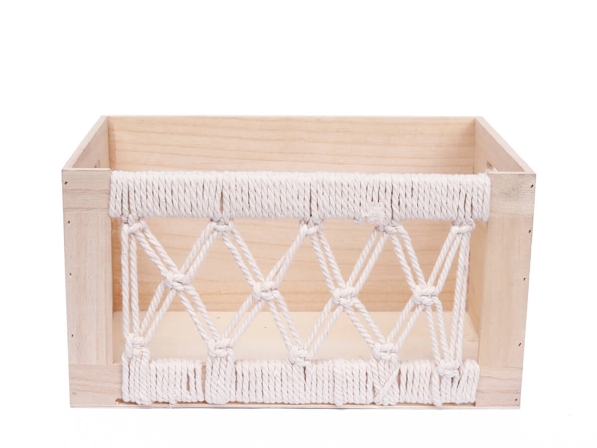 Eco-Friendly Unfinished Nautical Wooden Box Print Letters Rectangle Paulownia Wooden Box For Storage
