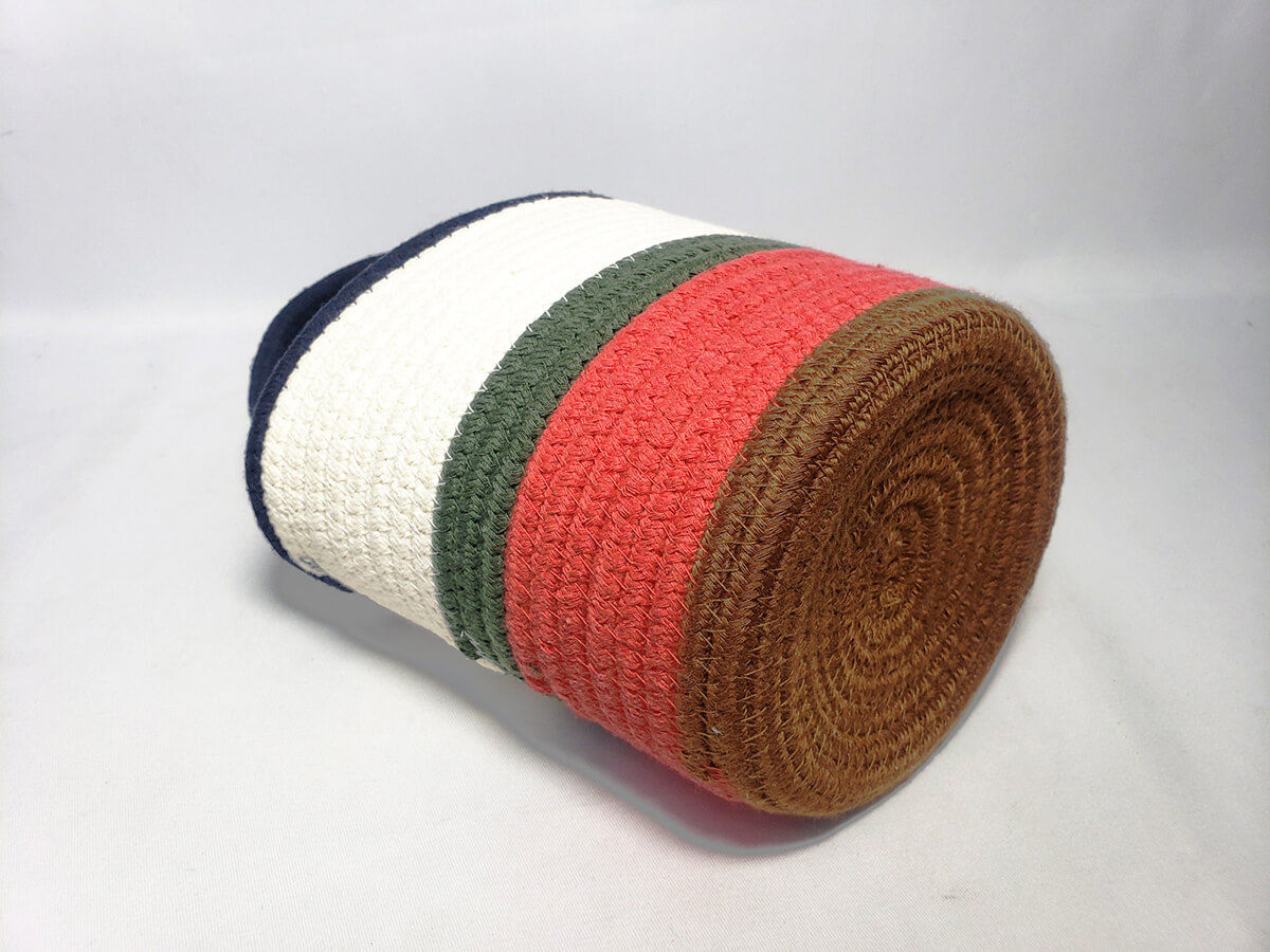Custom Colorful Handmade Woven Cotton Rope Bag, Artbag, Handbag Manufacturer