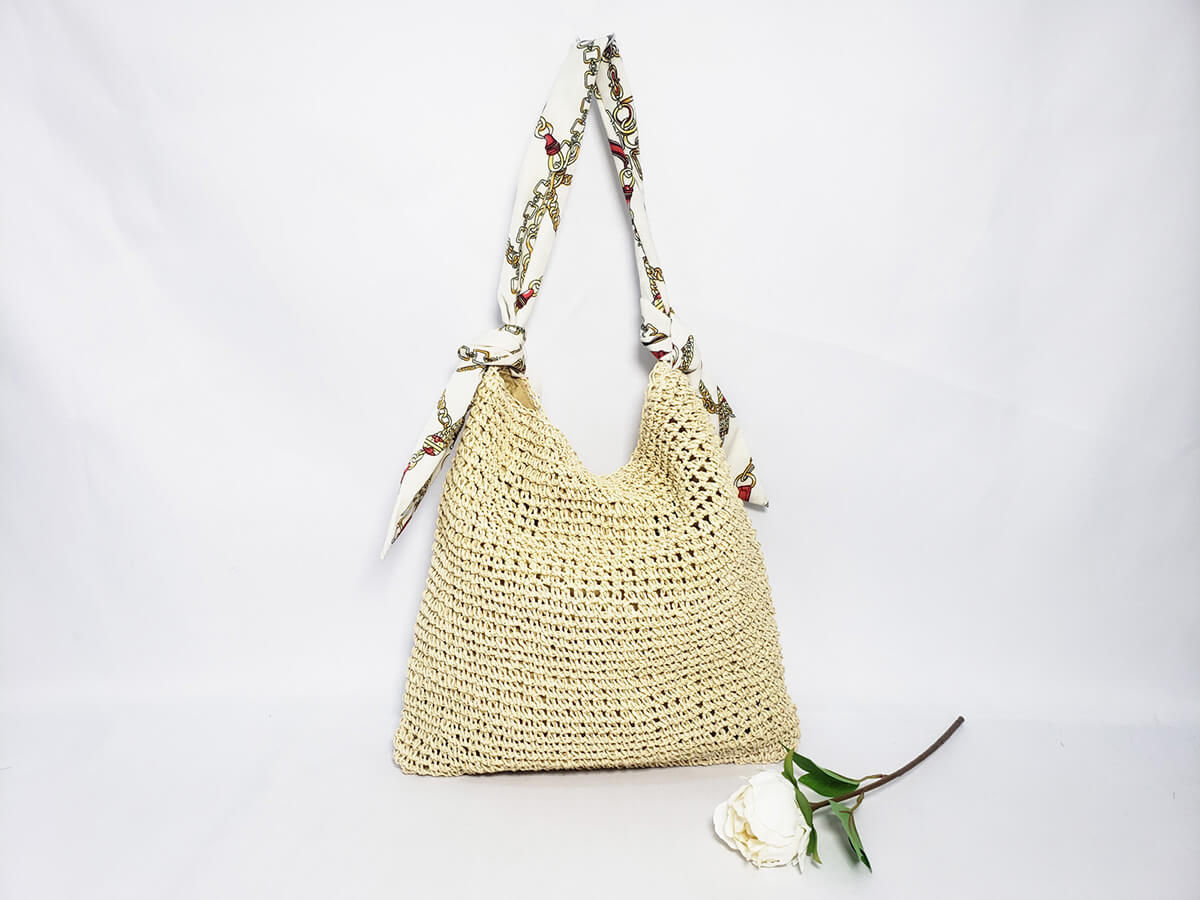 Custom Handmade Woven Paper Crochet Bag, Artbag, Woven Shoulder Bag, Handbag Manufacturer Custom Handmade Woven Paper Crochet Bag, Artbag, Woven Shoulder Bag, Handbag Manufacturer