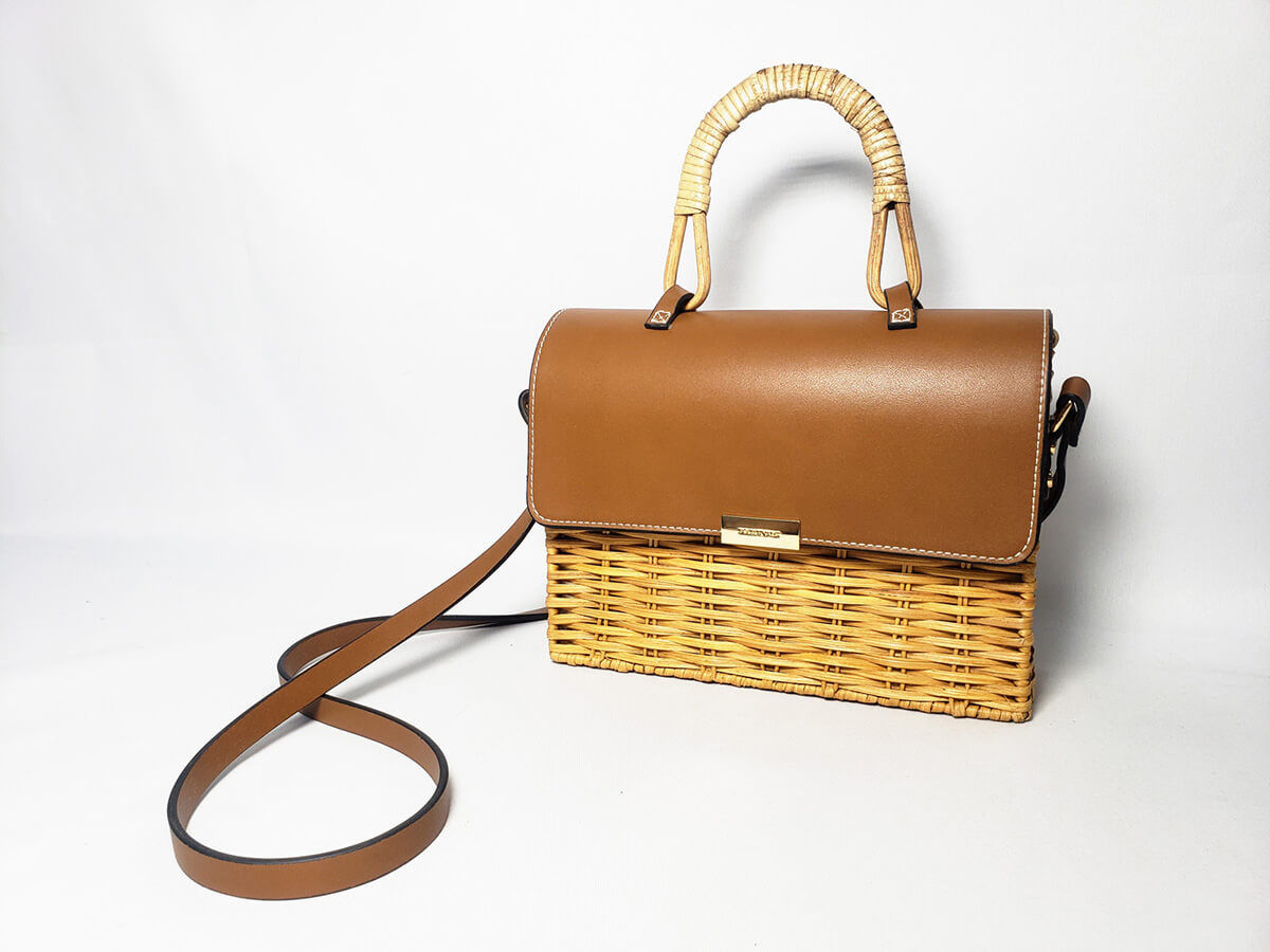 Custom Handmade Woven Rattan Bag, Artbag, Woven Shoulder Bag, Handbag Manufacturer