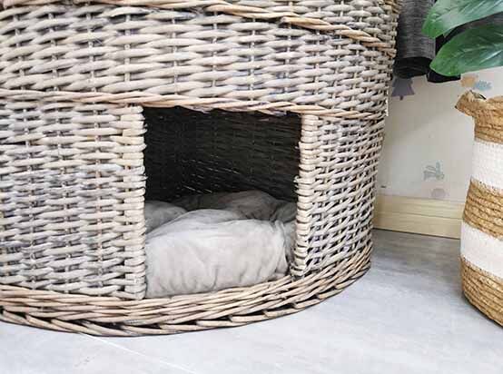 Wicker Pet House